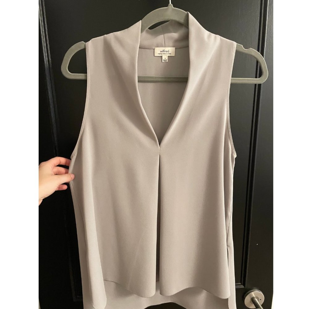 Wilfred Silk Grey Blouse